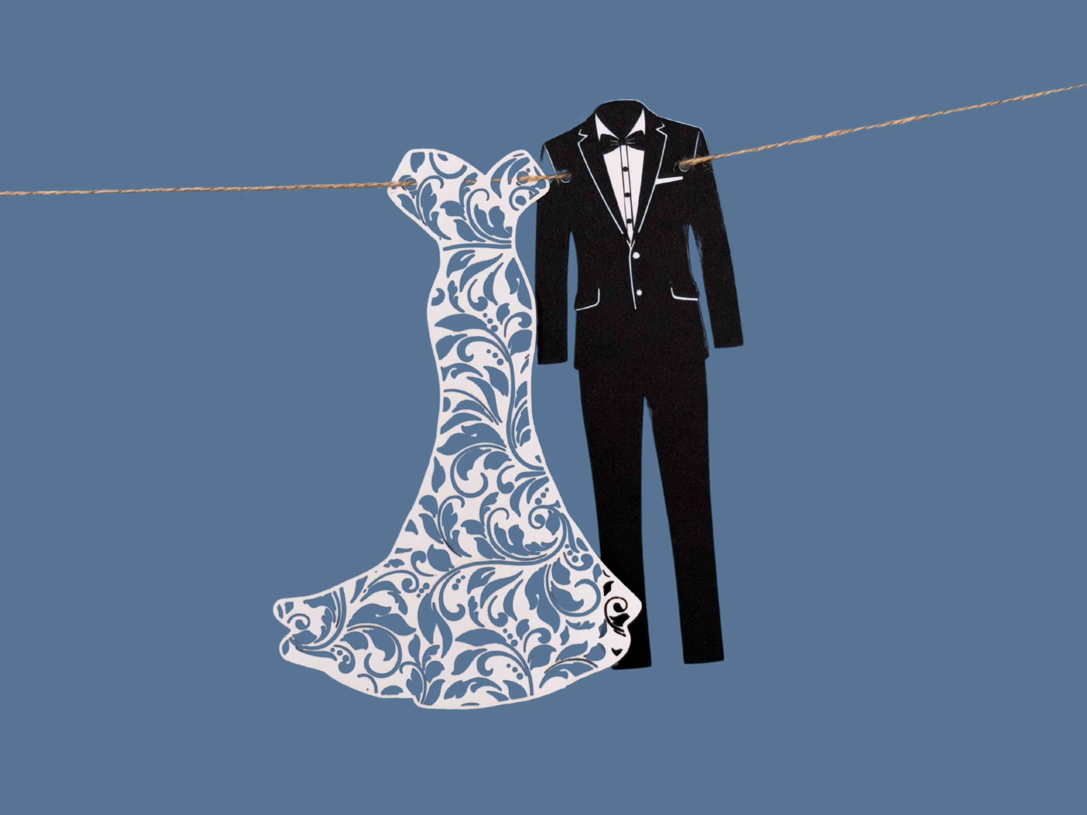 The Creative Garland Company - Wholesale Bunting/Garland - The Wedding Garland - Bride and Groom3