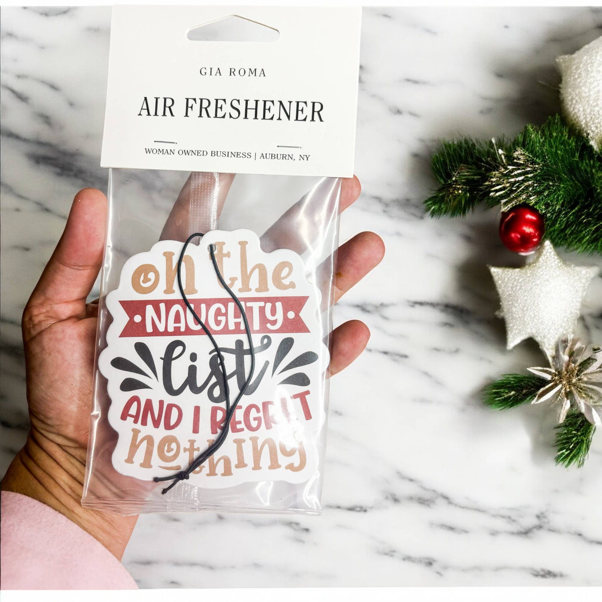 Gia Roma - Vendita all'ingrosso Deodorante per auto - Donna - Regali di Natale rosa unici, freschi natalizi per donna24