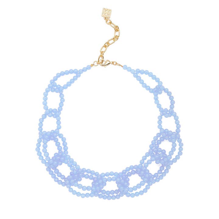 ZENZII Jewelry – Großhandel Perlenkette – Halskette mit Glasperlen und Gliederhalsband24