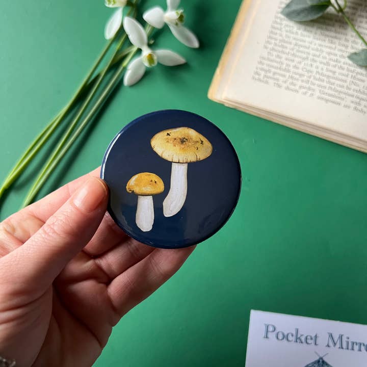 Tansy Moore - Wholesale Compact Mirror - Mushroom Pocket MirrorĀ 4