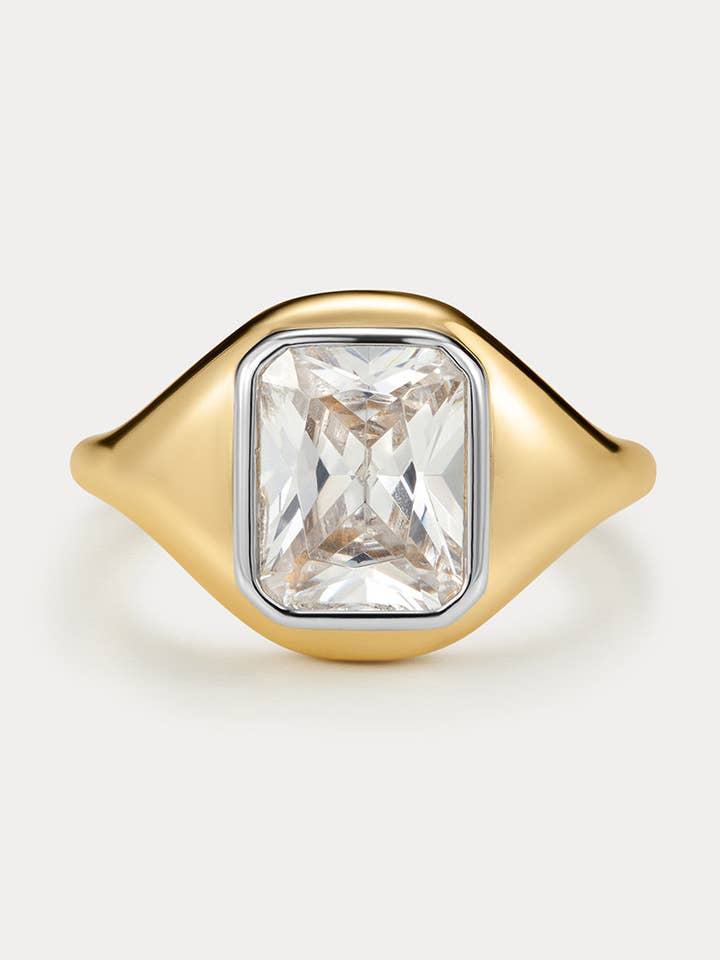 The Palais Statement Ring- Gold for wholesale by Luv AJ