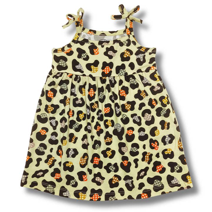 Strictly Wild - Wholesale Dress - Kids - Cheetah Checker Dress