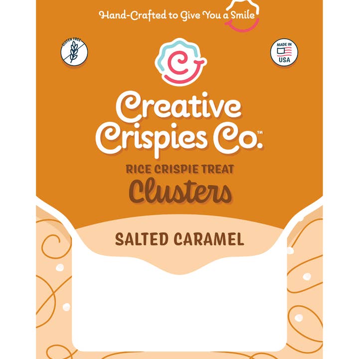 "Clusters" Salted Caramel Crispie Mix - Case of 6 for wholesale by Creative Crispies Co.