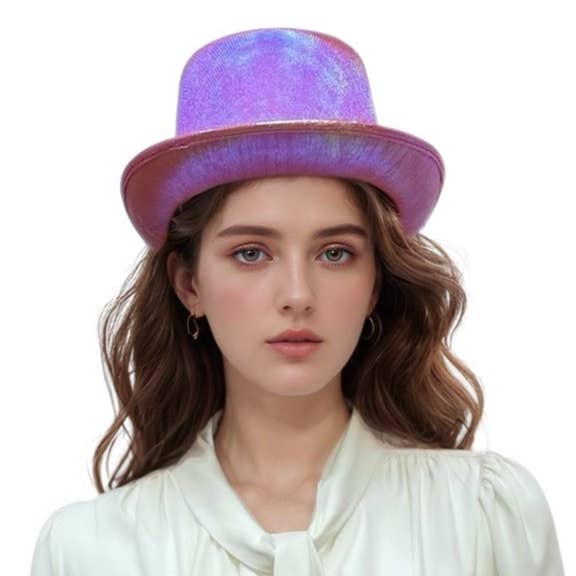 Iridescerande rosa cylinderhatt för wholesale av KBW Global Corp.