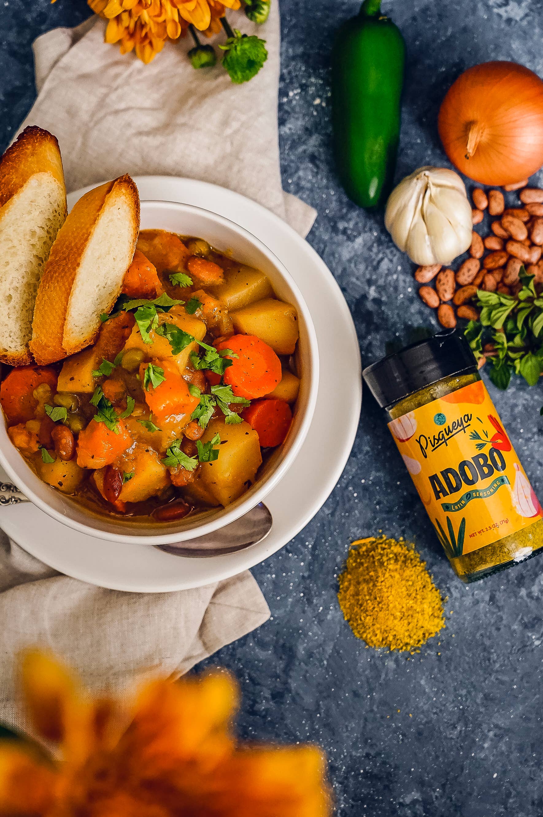 Pisqueya – Engroshandel Tørret krydderiblanding – Adobo Latin krydderi til alle formål5