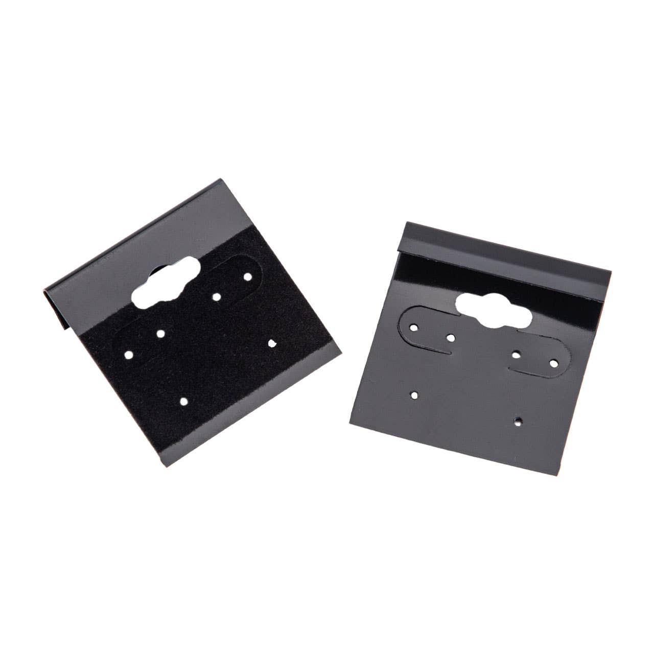 Store Supply Warehouse - Wholesale Jewelry Stand & Display - 1 ½" Black Square Velour Earring Cards - Pack of 1003