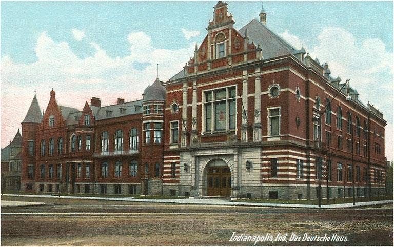 Found Image Press - Vente Affiche d'art - Impression d'art IN-113 Deutsche Haus, Indianapolis0