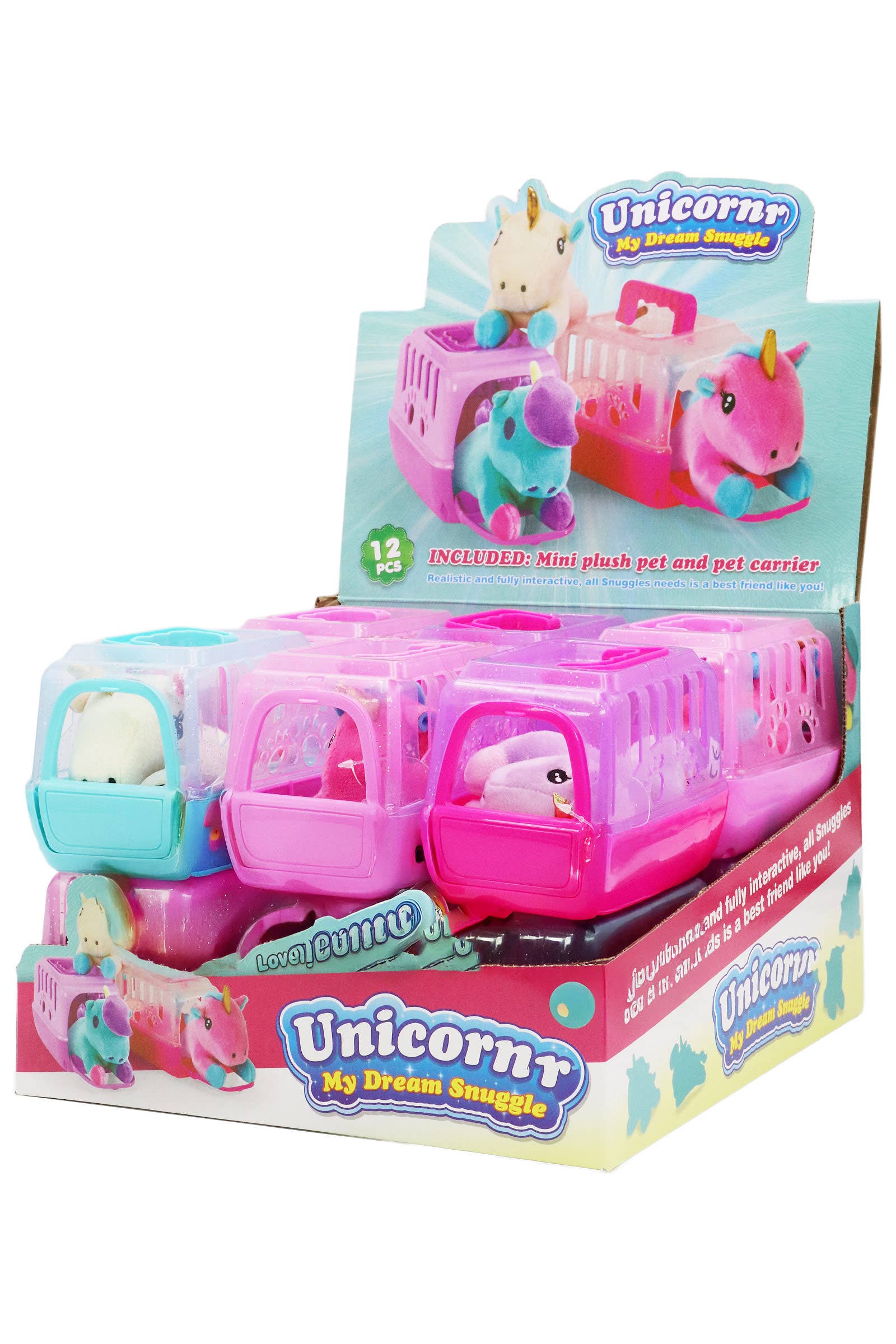 Assorted Unicorn Pony Stuffed Doll Pet Kennel Toy - 12 Pcs for wholesale on Faire1