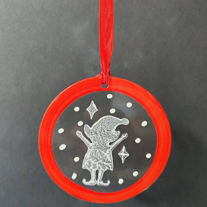 Pink hand-painted standing elf glass ornament 10 cm and other Purchase Wholesale elfos navideños. Free Returns & Net 60 Terms on Faire trending on Faire.