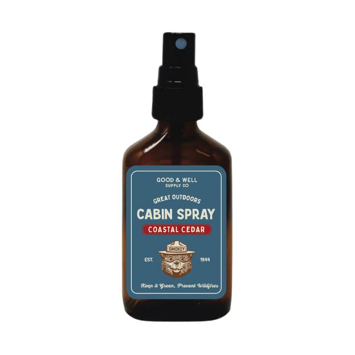 Coastal Cedar Smokey Bear Cabin Spray for wholesale by Good & Well Supply Co.