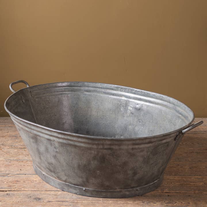 Ian Snow Ltd - Wholesale Storage Bin - Vintage Iron Tub - 043