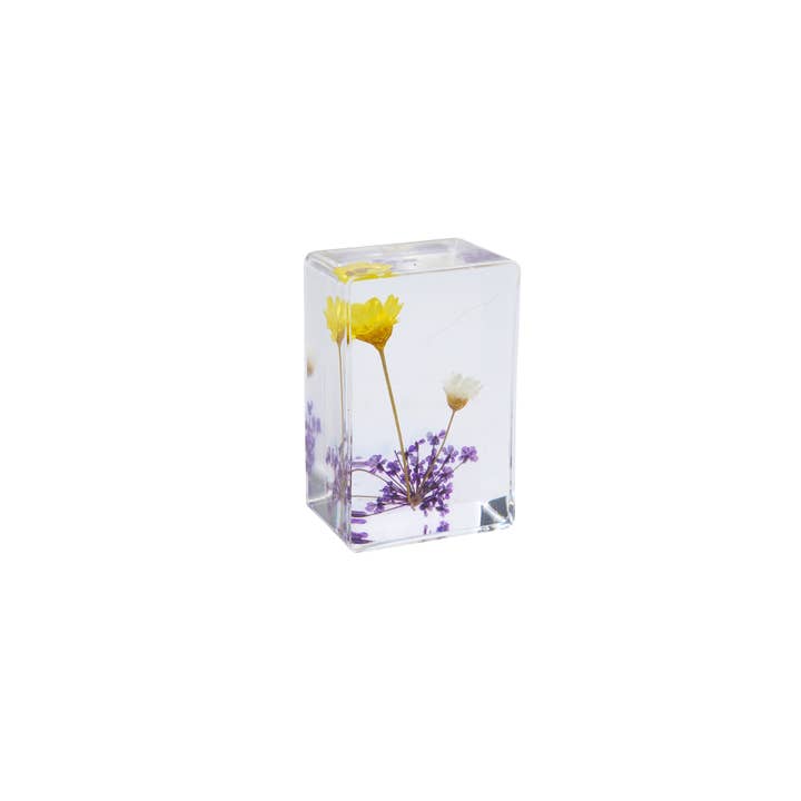 CGB Giftware – wholesale Prydnad – Blomstermarknaden gul och vit blomma i harts