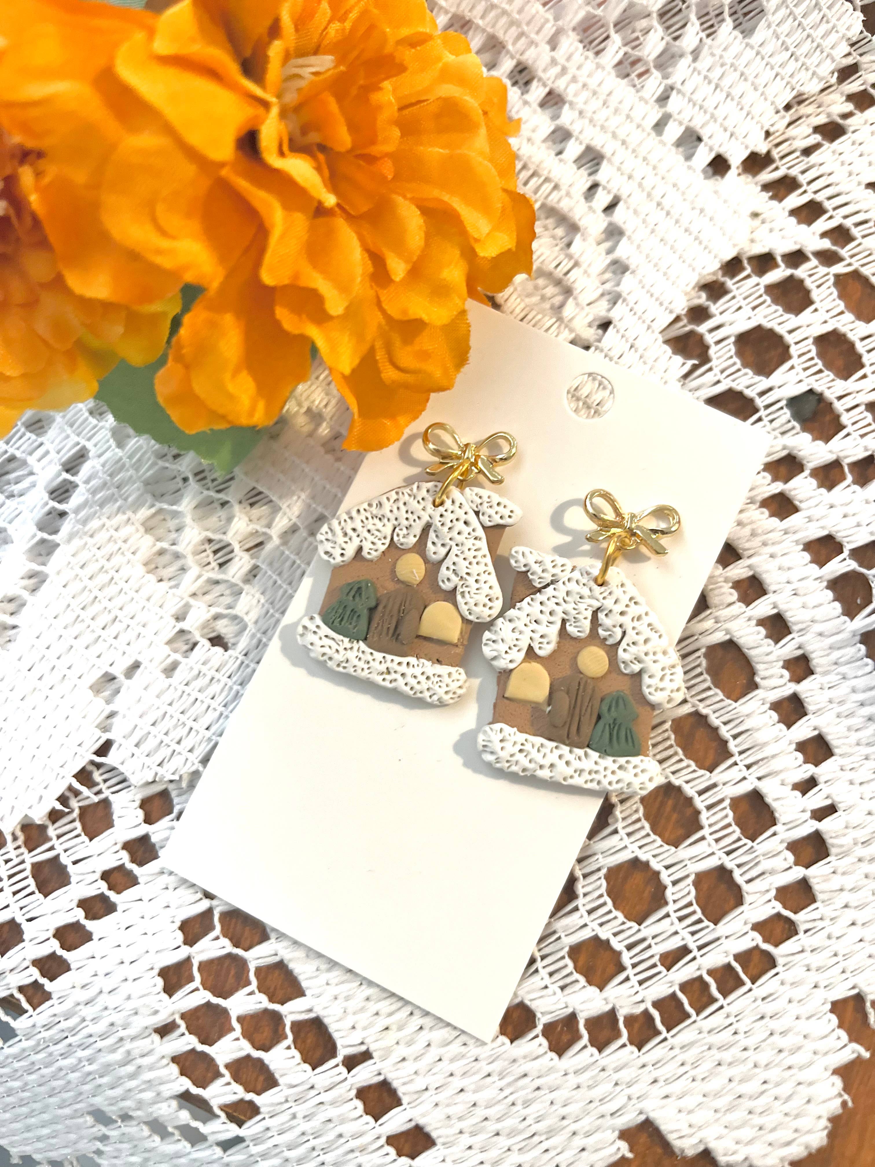 Terra Made - Wholesale Dangle Earrings - cozy cabin earrings 0