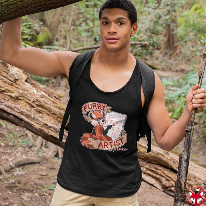 Furry Artist pågår - Tank Top för wholesale av Artworktee