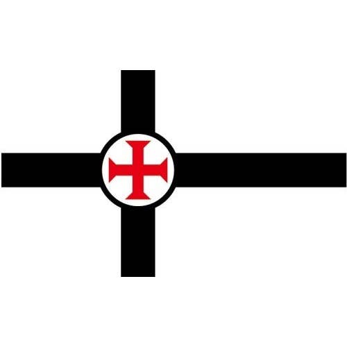 Secret Society Templar 5'x3' for wholesale by Worldwide Flags Ltd