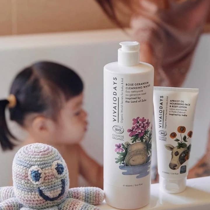 VIVAIODAYS - Wholesale Facial Cleanser - Rose Geranium Cleansing Water 450 ml/ 15.2 fl. oz.2