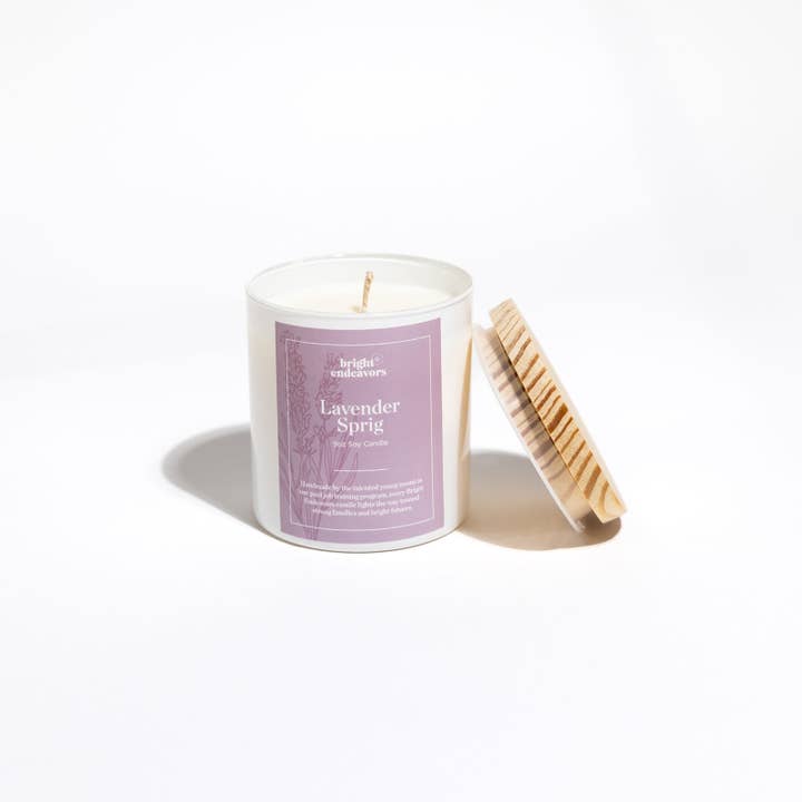 Bright Endeavors - Wholesale Jar/Filled Candle - Lavender Sprig3