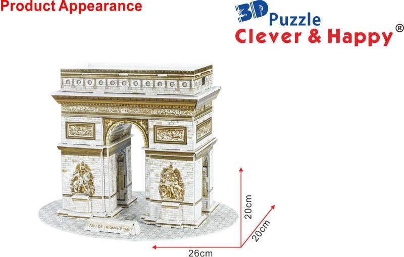 AZ Trading & Import (Toys, RC Toys & More) - Wholesale Puzzle - Kids - Triumphal Arch 3D Puzzle, 26 Pieces1