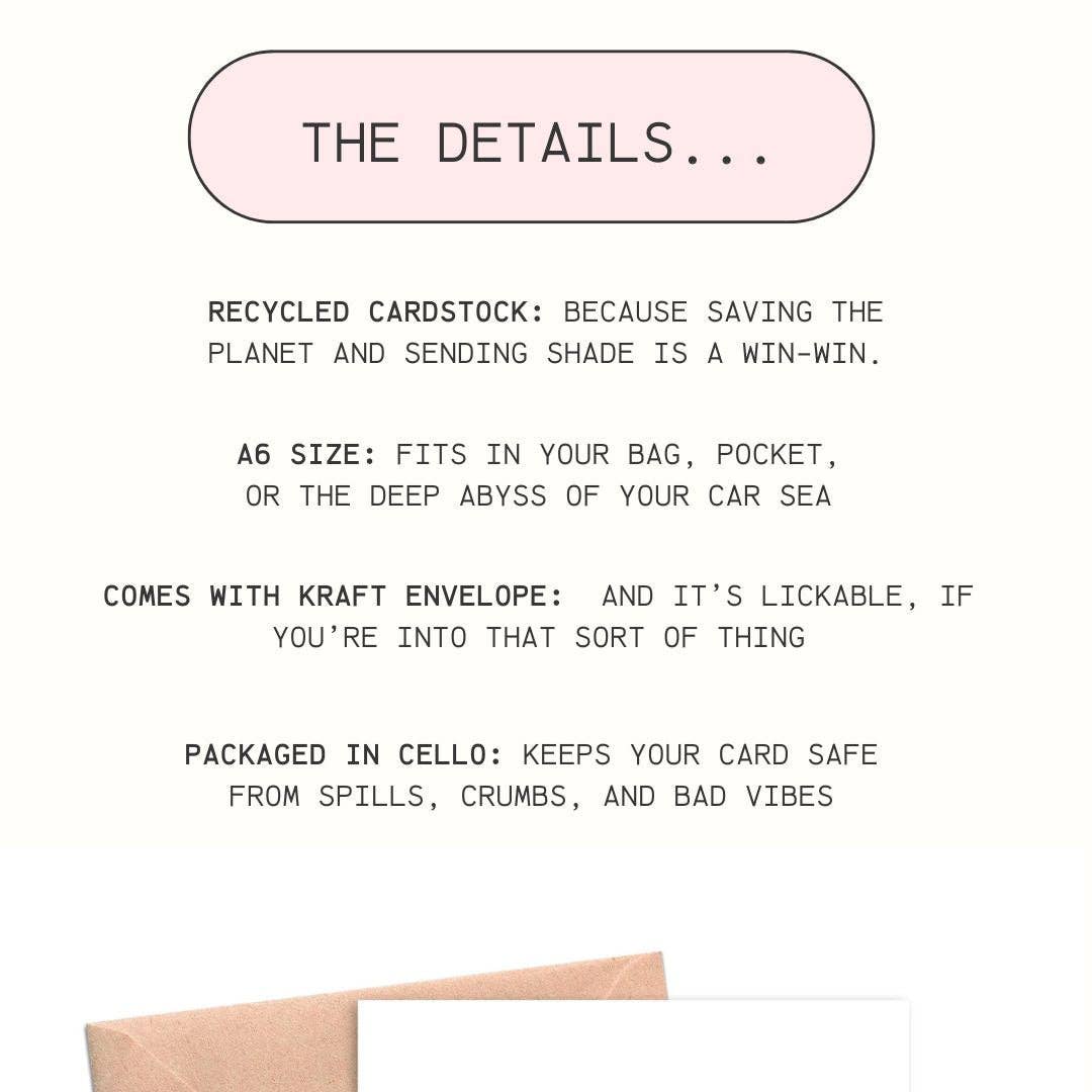 Crimson and Clover Studio - Wholesale Retirement Card - Goodbye Tension Hello Pension Funny Retirement Card2