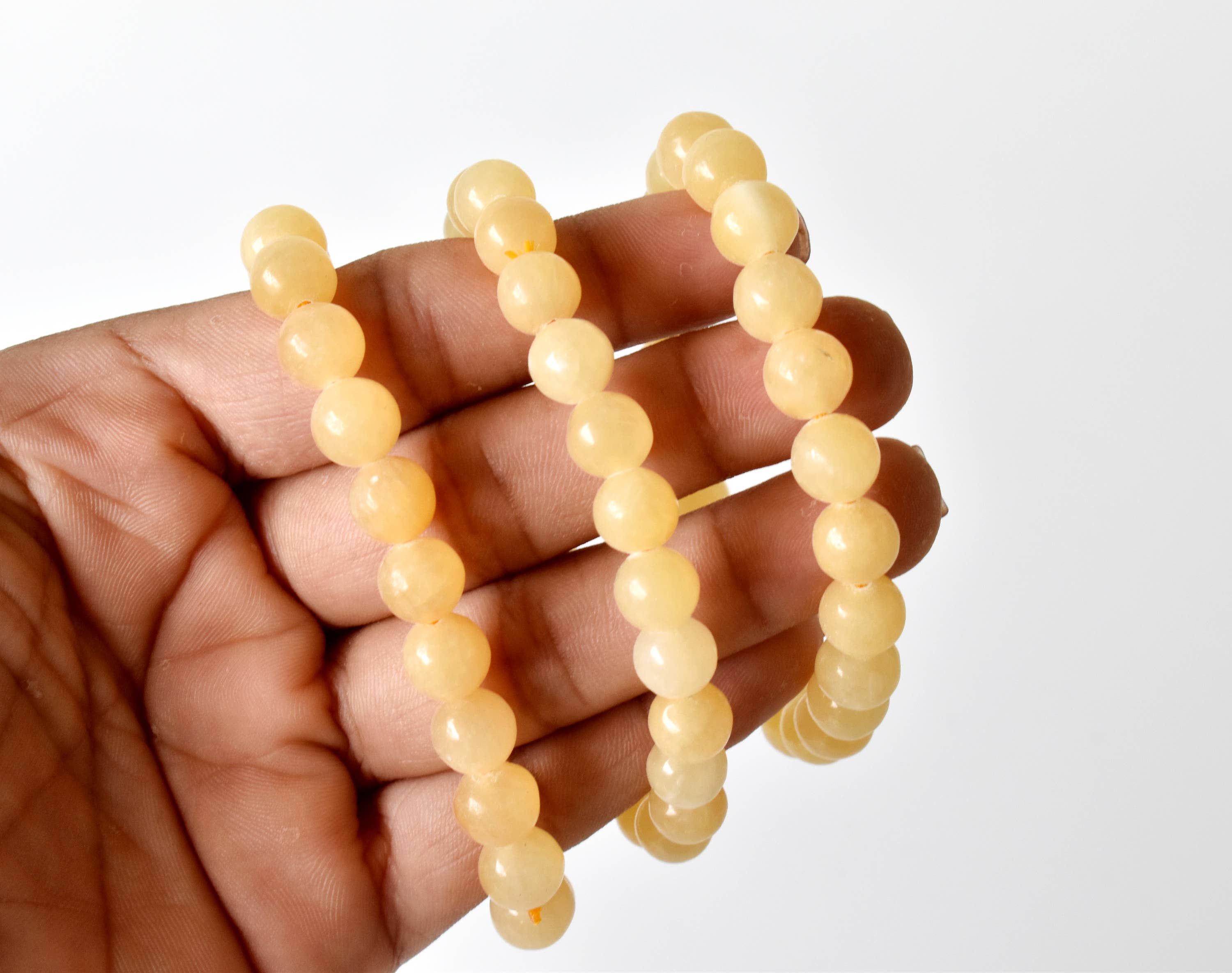 Soothing Crystals - Wholesale Beaded Bracelet - Healing Bracelet | Honey Calcite | Gemstone Bracelet1