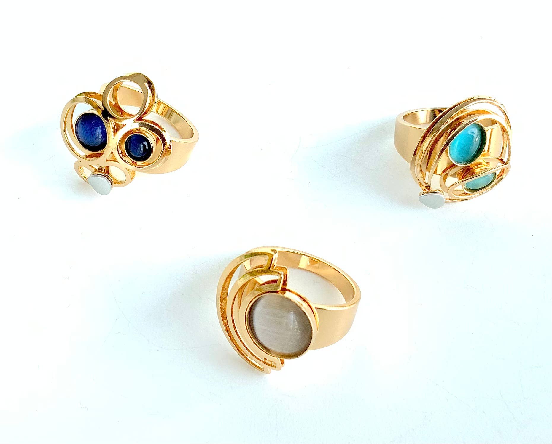 Christophe Poly / Crono Design - Wholesale Jewelry Set - RINGS Prepack (DR12)  - 15 Rings & Free Displays73