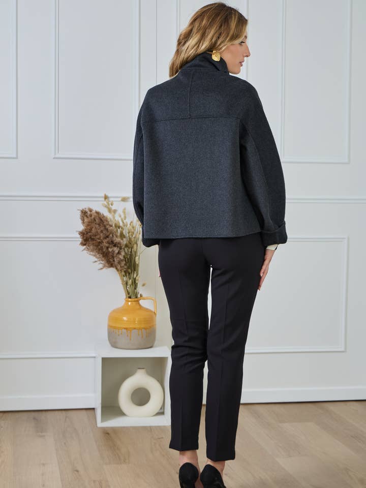 LULUMARY - Wholesale Varsity/Baseball Jacket - Women's - Short coat V32819