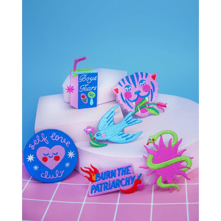 MALICIEUSE - Wholesale Patch - Self Love Club Limistic Iron-On Patch2