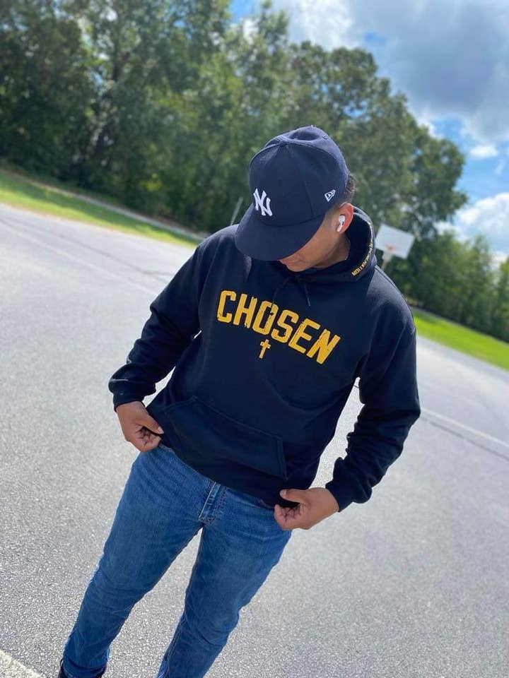 Chosen Christian Unisex Hoodie, Chosen Generation Cross Hood for wholesale by 4Given By Grace