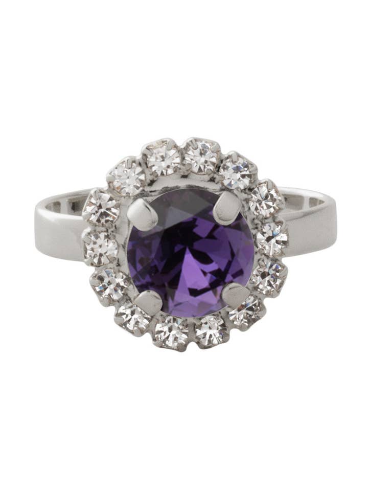 Bague Cocktail Haute Halo - REX10PDPV pour la vente par Sorrelli