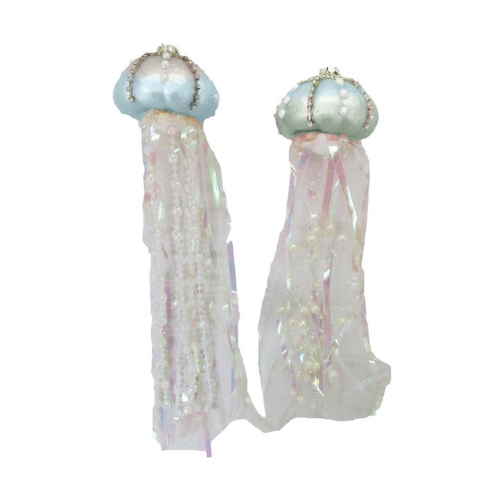 December Diamonds - Wholesale Decorative Tabletop Object - Ocean Breeze 2 Asst Jellyfish0