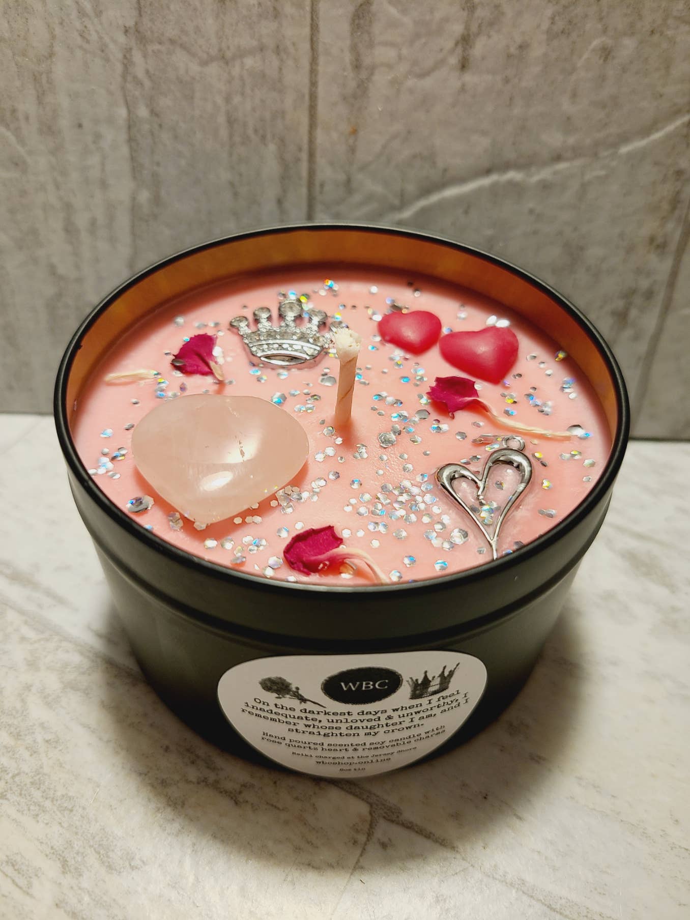 WBC Shops - Wholesale Jar/Filled Candle - On the darkest days...scented soy candle3