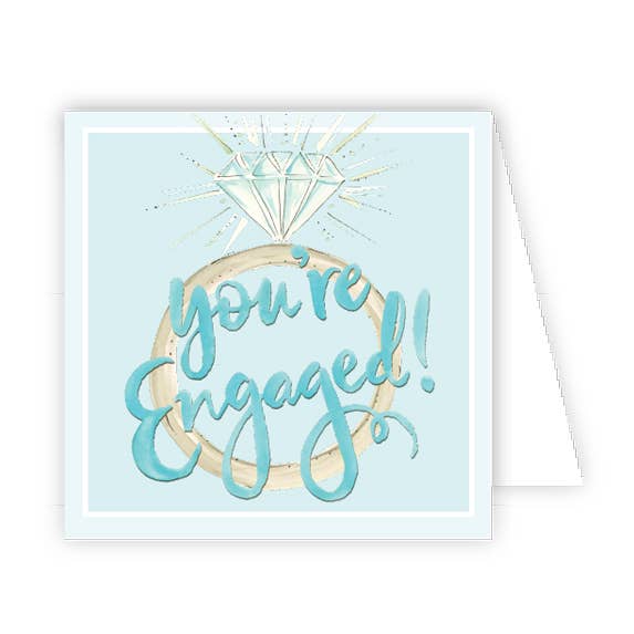 You're Engaged Engagement Ring Enclosure Card for wholesale by RosanneBeck Collections