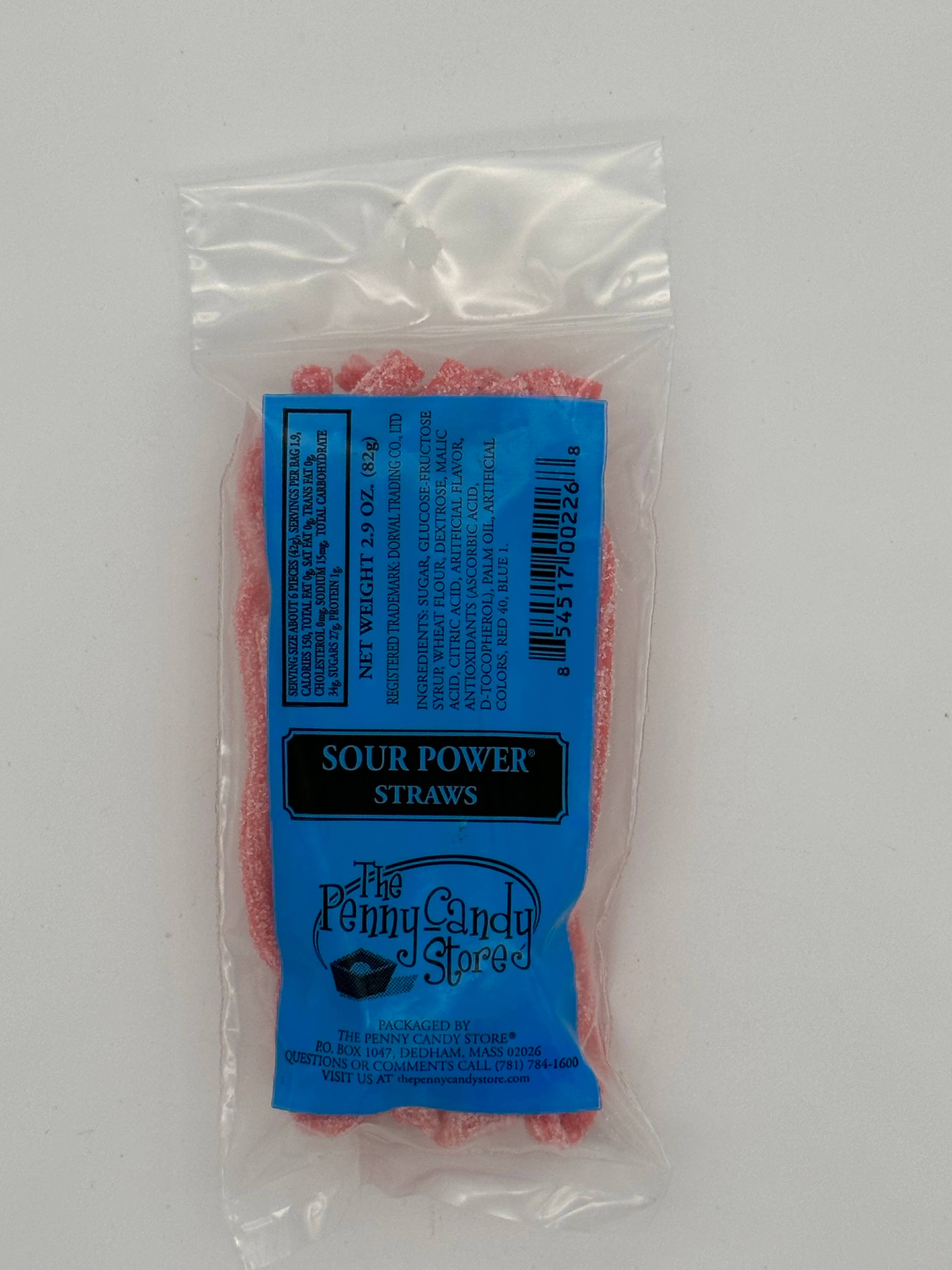 The Penny Candy Store - Wholesale Gummy - Pink Lemonade Sour Straws1