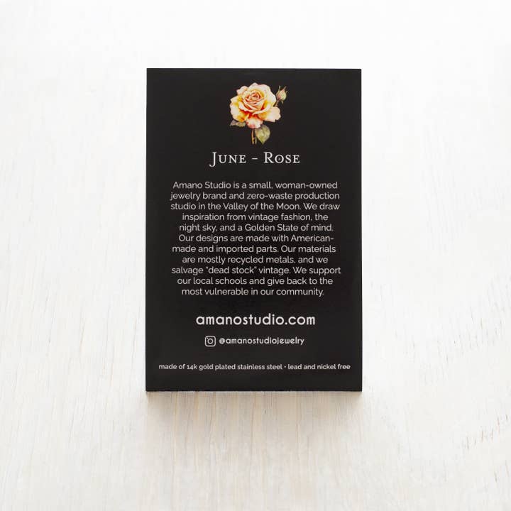 Amano Studio - Wholesale Pendant/Charm Necklace - Birth Flower Package w/ FREE Display