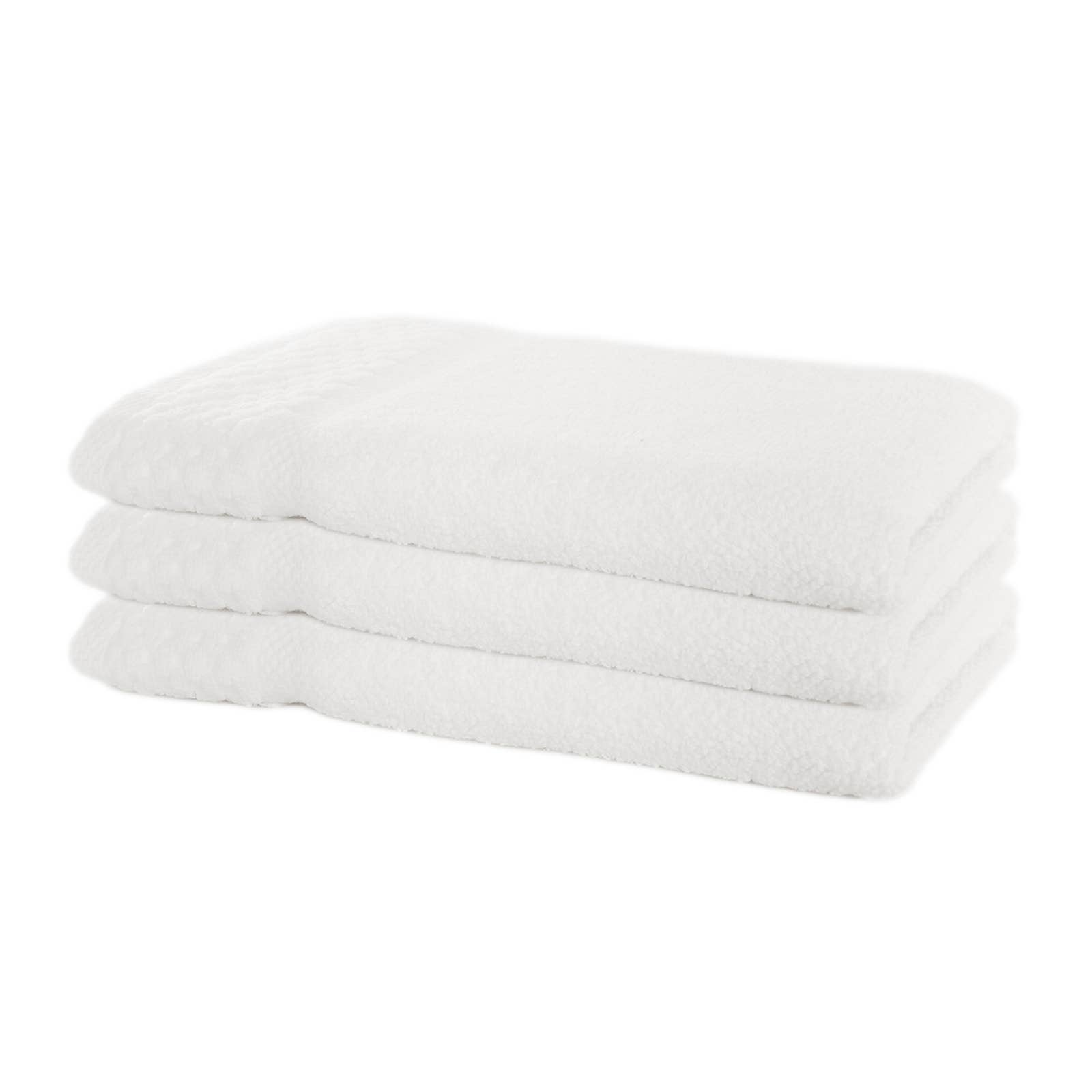 Bianco Set di 7 Asciugamani in Cotone 100% Testurizzato 700 GSM Bianco per Hotel in vendita all'ingrosso su Faire7