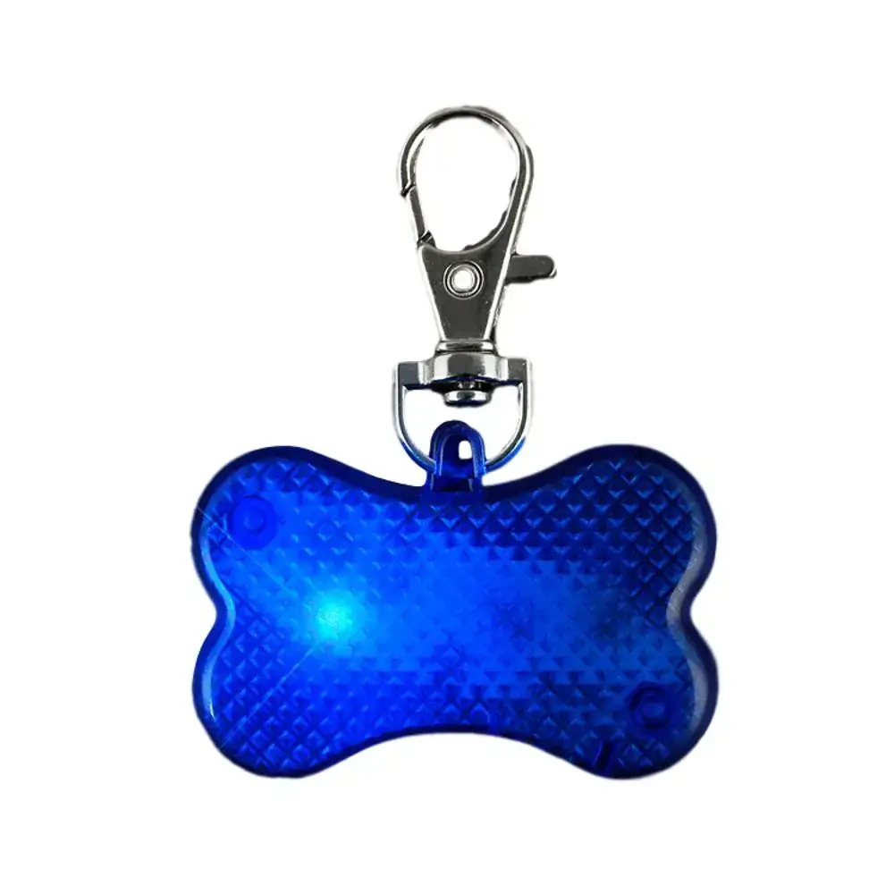 Blinkee.com, LLC – wholesale Pet collar – Dog – Blue Flashing Dog Bone Body Name Tag Safety Light1