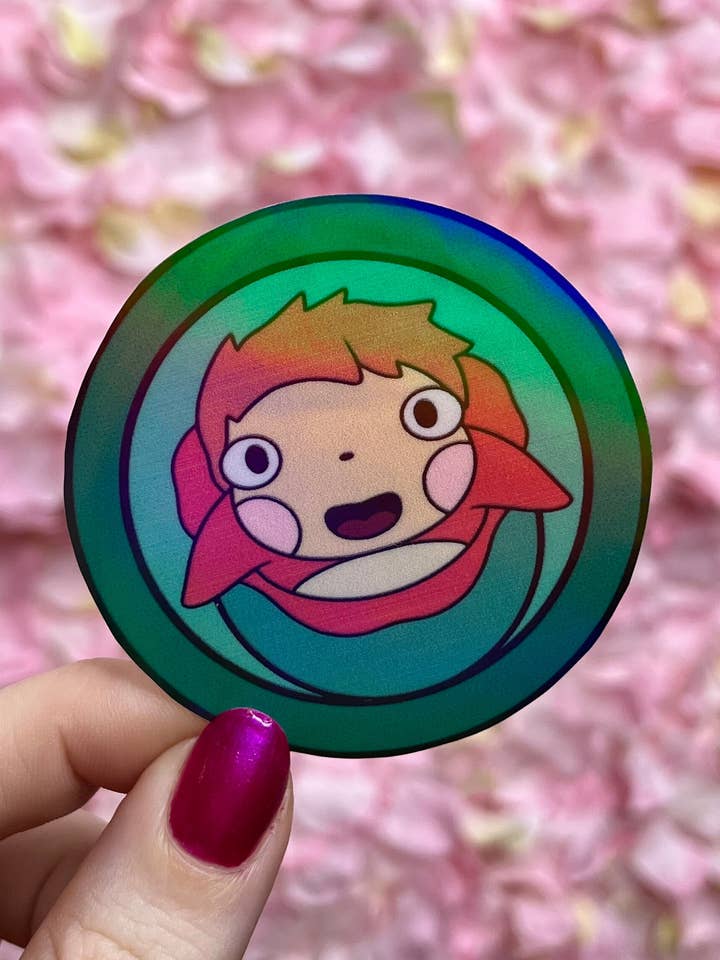 Autocolantes de Anime Holográficos Artesanais Studio G por atacado de 13resinswhy