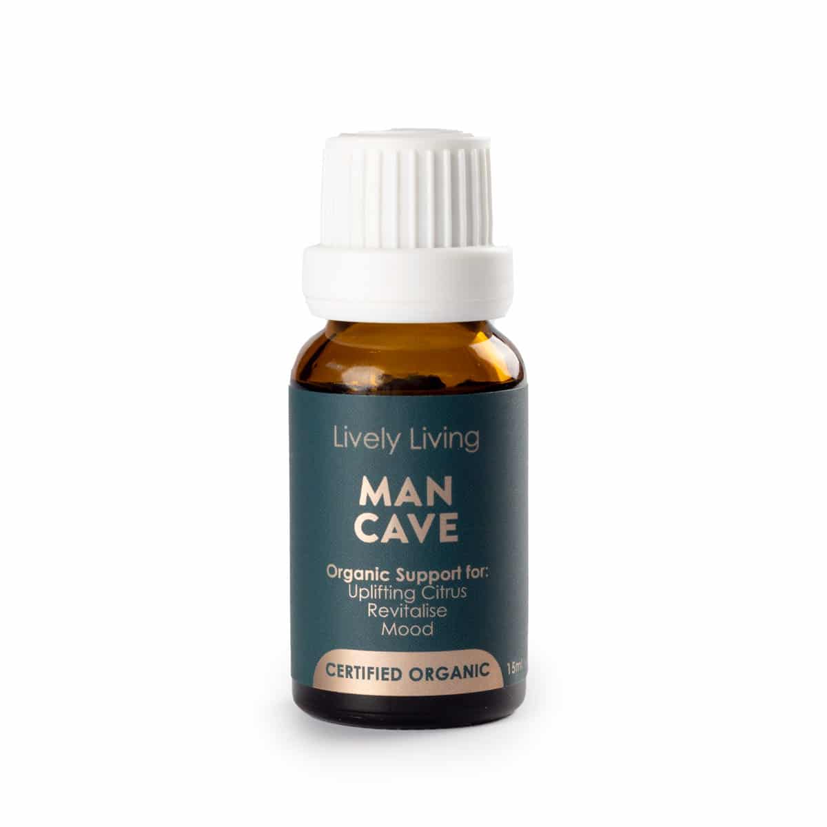 Lively Living – wholesale Essential oil – Man Cave - Certified Organic Essential Oil Blend 15ml0