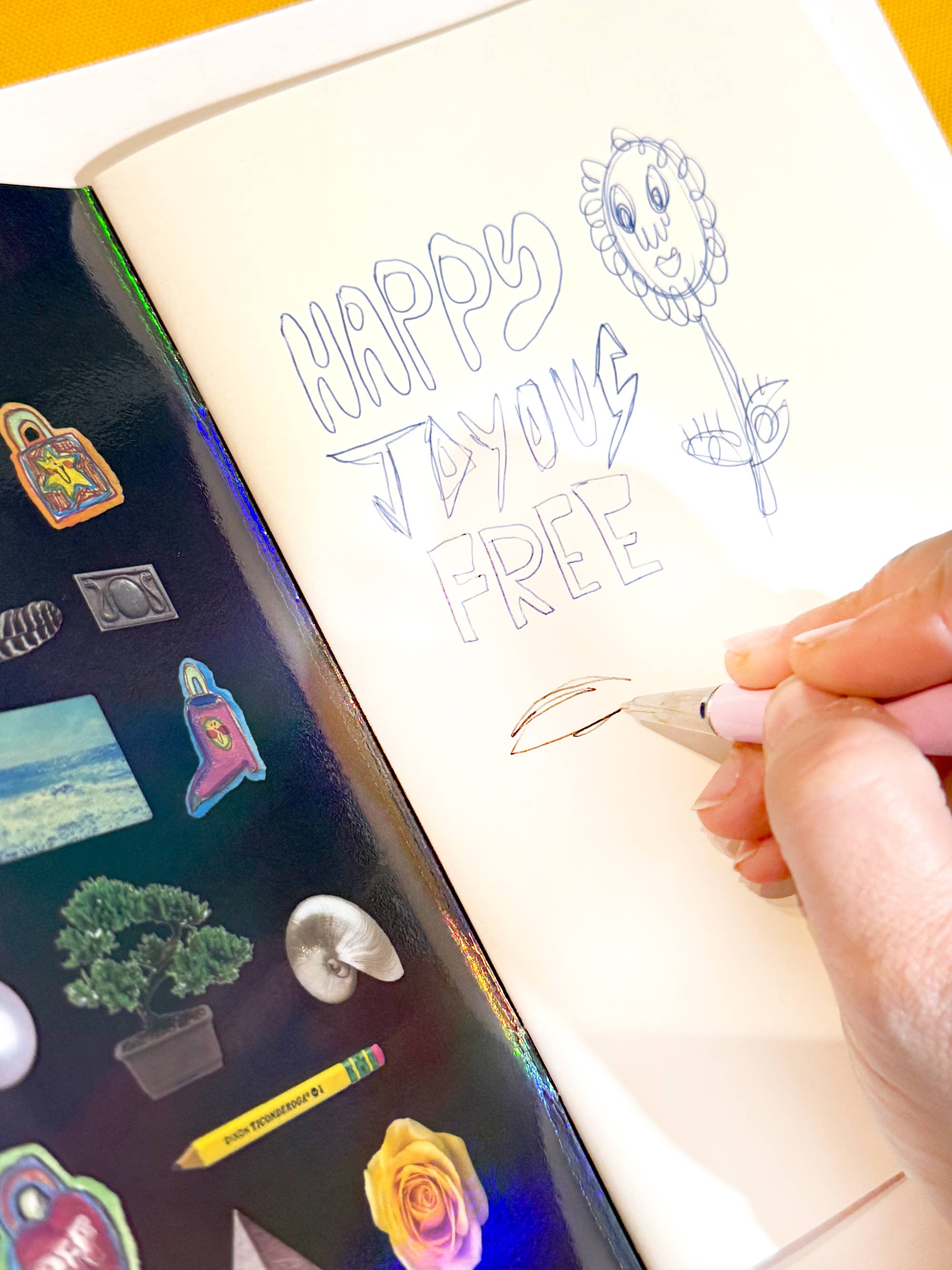 Holly Simple - Wholesale Notebook - Everything is a Spell Holographic Notebook + Sticker Set7