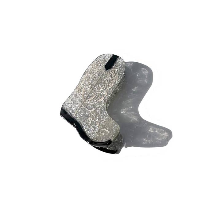 Solar Eclipse - Wholesale Hair clip – Women’s - Hand-painted Western Cowboy Boot Claw Hair Clip | Eco9