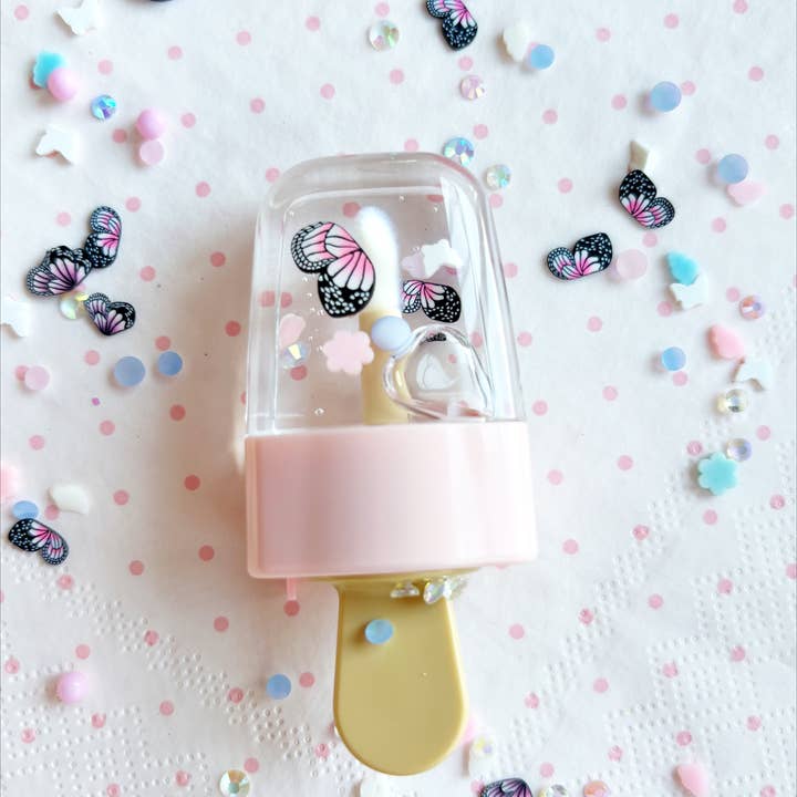 Butterfly Popsicle Lip Gloss for wholesale by Live Sweet