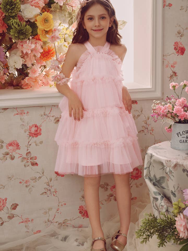 Halter Neck Pearl Tiered Tulle Birthday Party Dress and other Purchase wholesale red tutus. Free returns & net 60 terms on Faire trending on Faire.