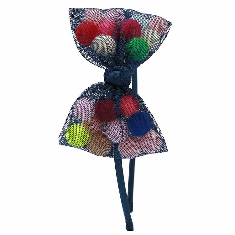 Sparkle Sisters by Couture Clips – Bandana - Crianças por atacado – Tiara de arco Pom Pom6