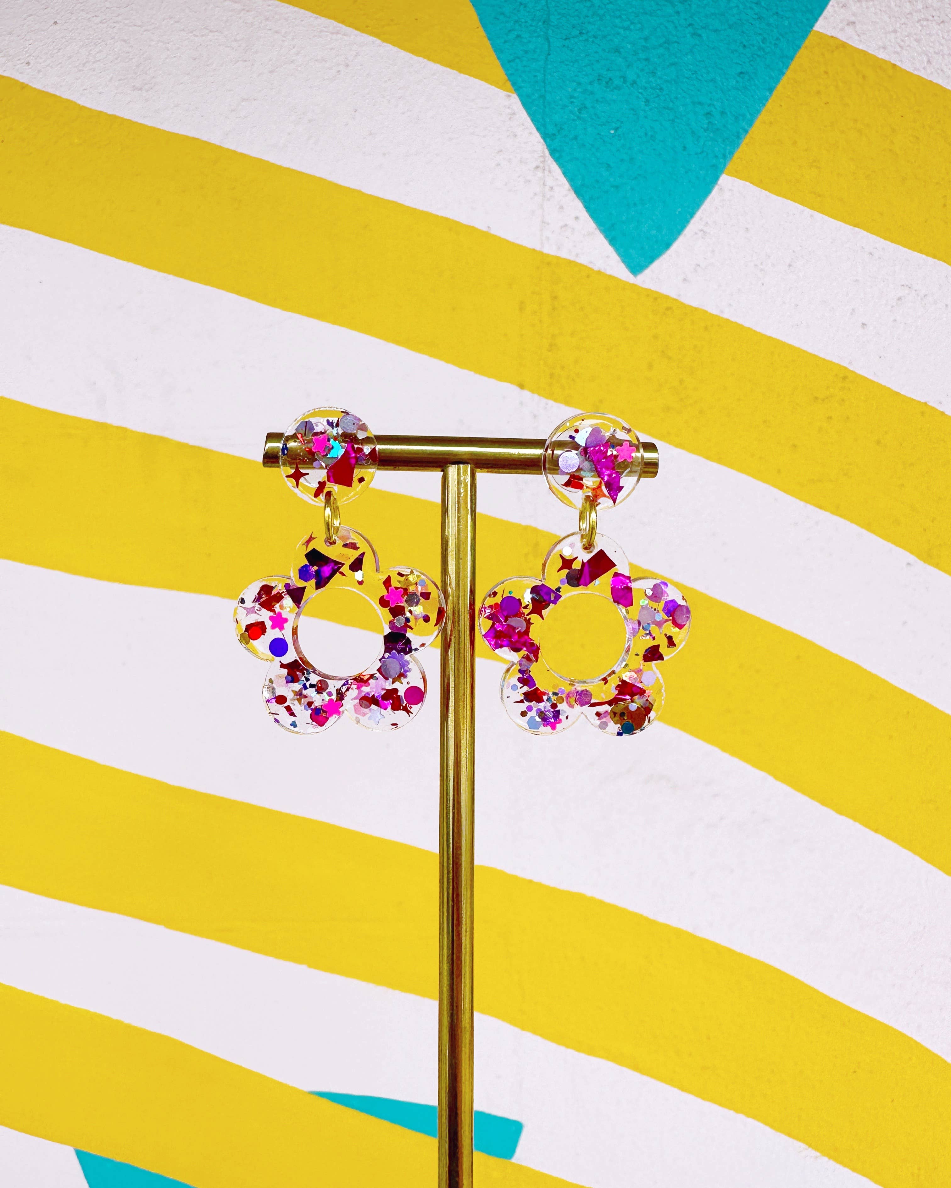 Coco's Musings - Wholesale Dangle Earrings - Kaleidoscope x Coco's Musings Hyo Jin Flower Earrings5