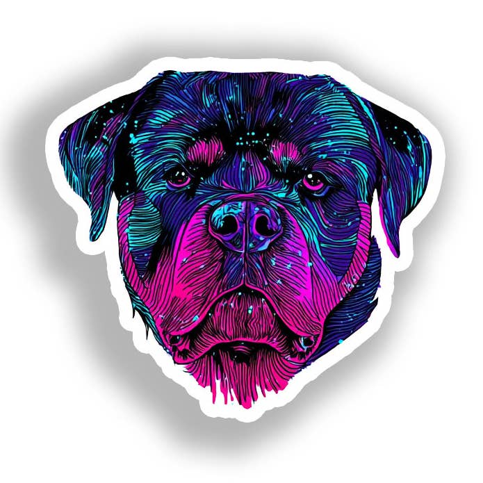 Rottweiler Hund Aufkleber # A018325 für den Großhandel von Yoonek Graphics