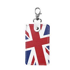 Zatchels – wholesale Purse/bag accessory – Women’s – Union Jack Rectangular Leather Bag Charm