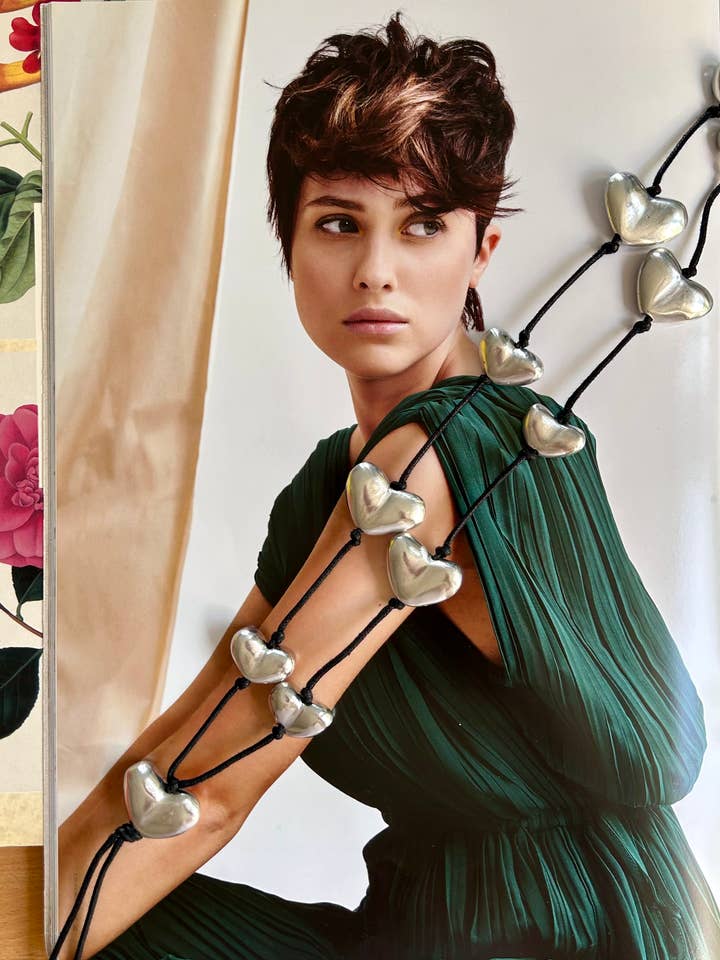 ROMANTIC SILVER NECKLACE for wholesale by BABY JOYS