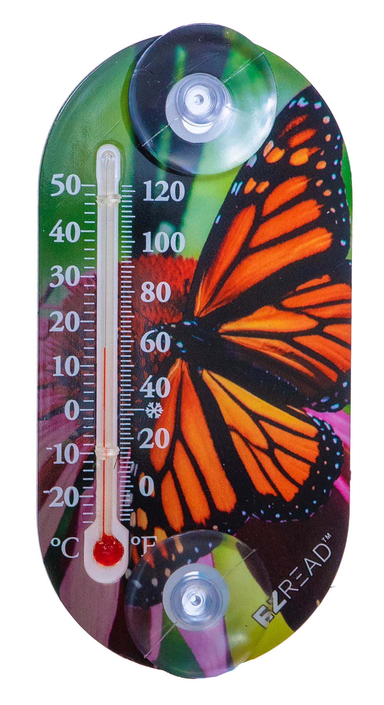 Headwind Consumer Products - Wholesale Thermometer - 12pc Mixed 3.5" Suction Cup Thermomter Asst1