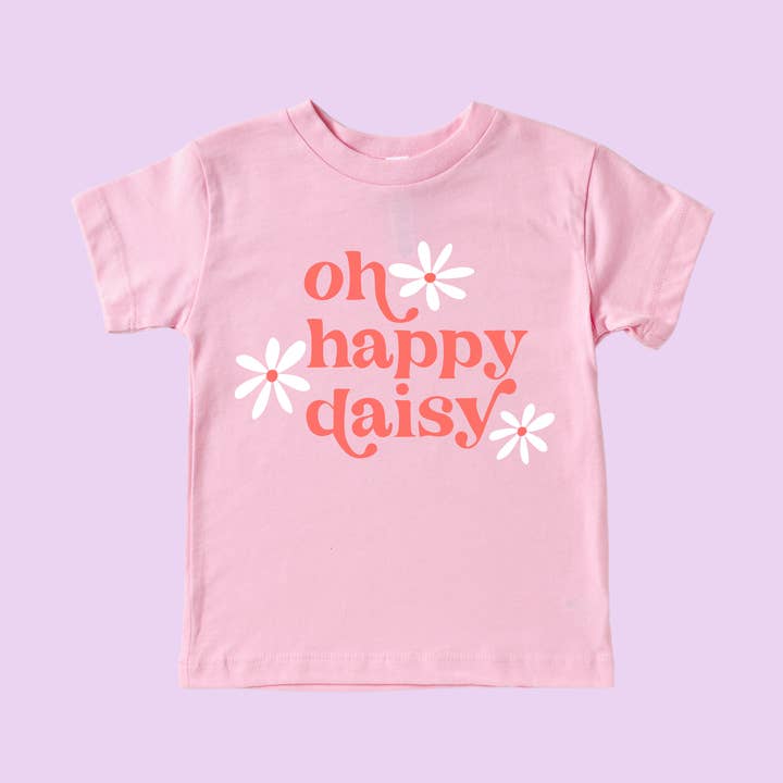 Oh Happy Daisy Toddler and Youth Shirt for wholesale by Benny & Ray Apparel