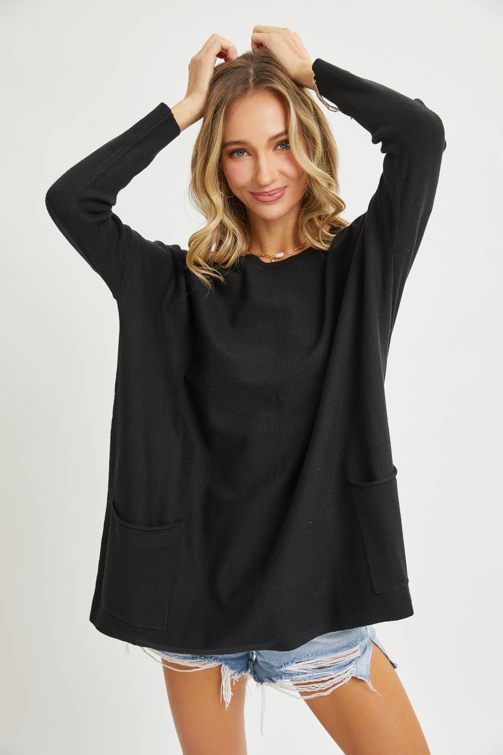 Sweet Lovely by Jen – wholesale Tunikatröja - Dam – OVERSIZE/LÖS PASSFORM TRÖJA MED RUND HALS31